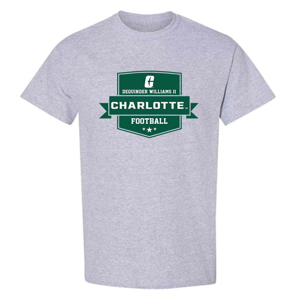 UNC Charlotte - NCAA Football : DeQuinder Williams II - Classic Fashion Shersey T-Shirt