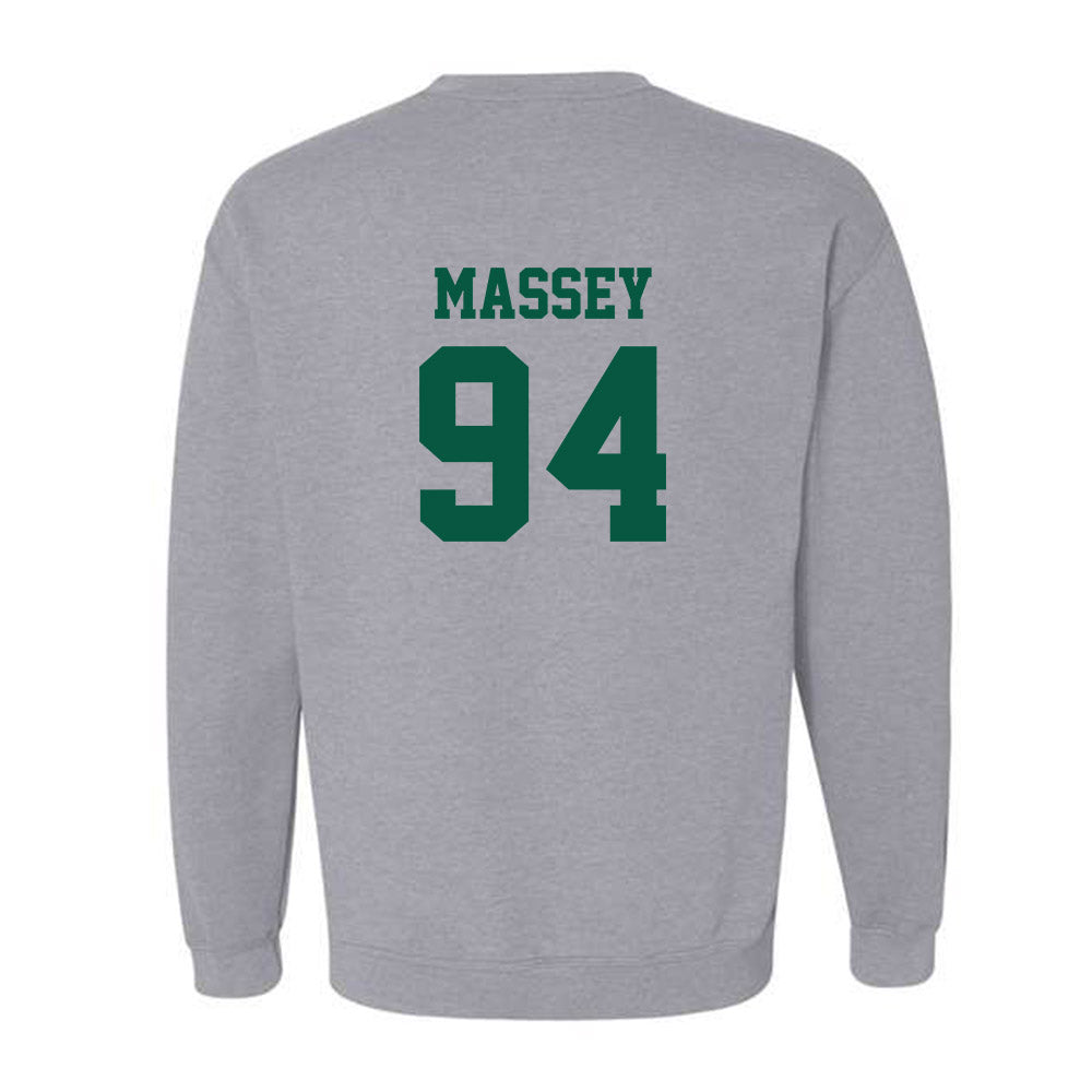 UNC Charlotte - NCAA Football : Takeo Massey - Classic Shersey Crewneck Sweatshirt-1