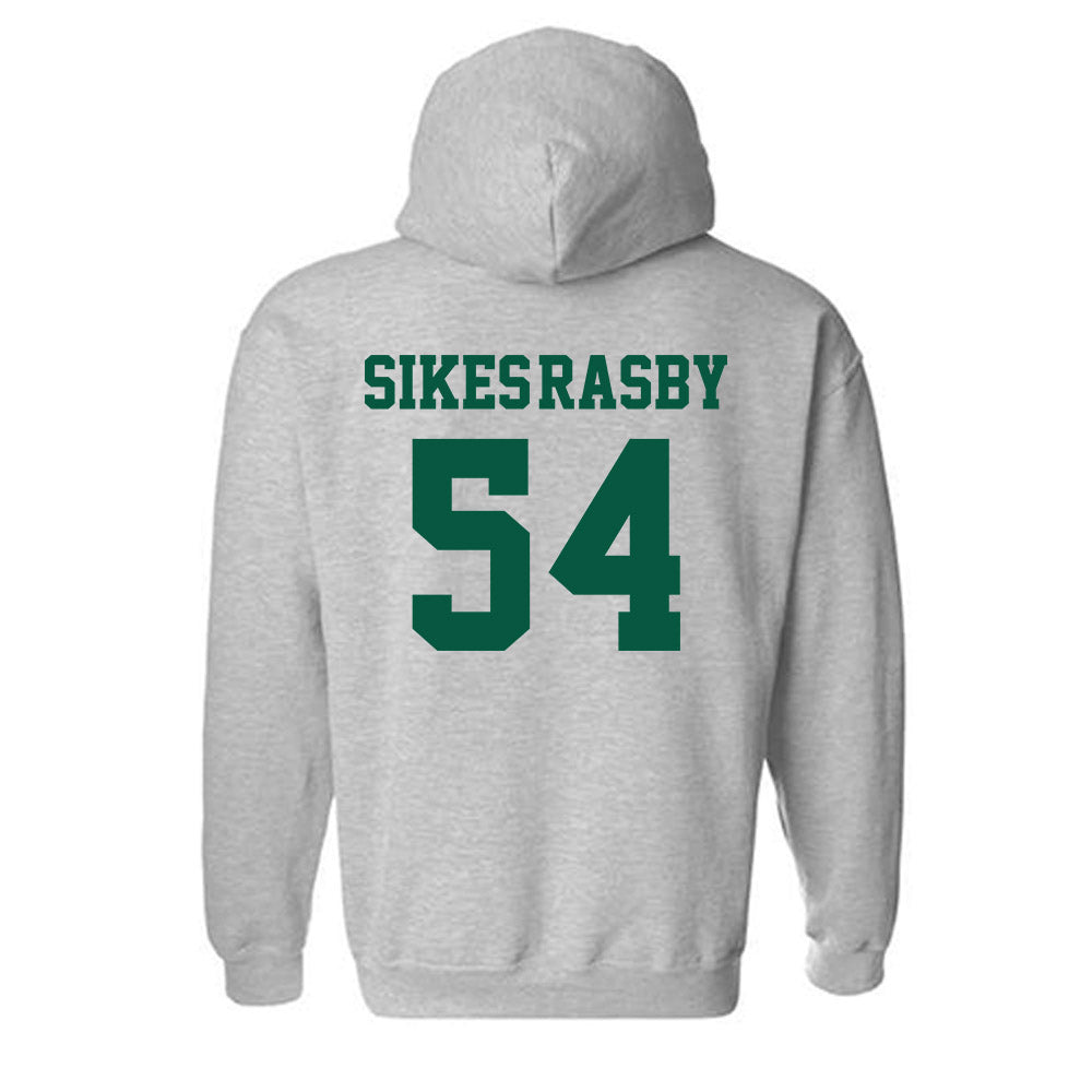 UNC Charlotte - NCAA Football : Isaac Sikes-Rasby - Classic Shersey Hooded Sweatshirt-1