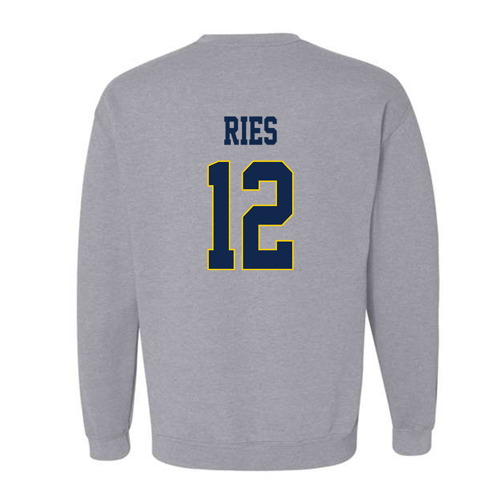 UCSD - NCAA Baseball : Nathan Ries - Classic Fashion Shersey Crewneck Sweatshirt-1