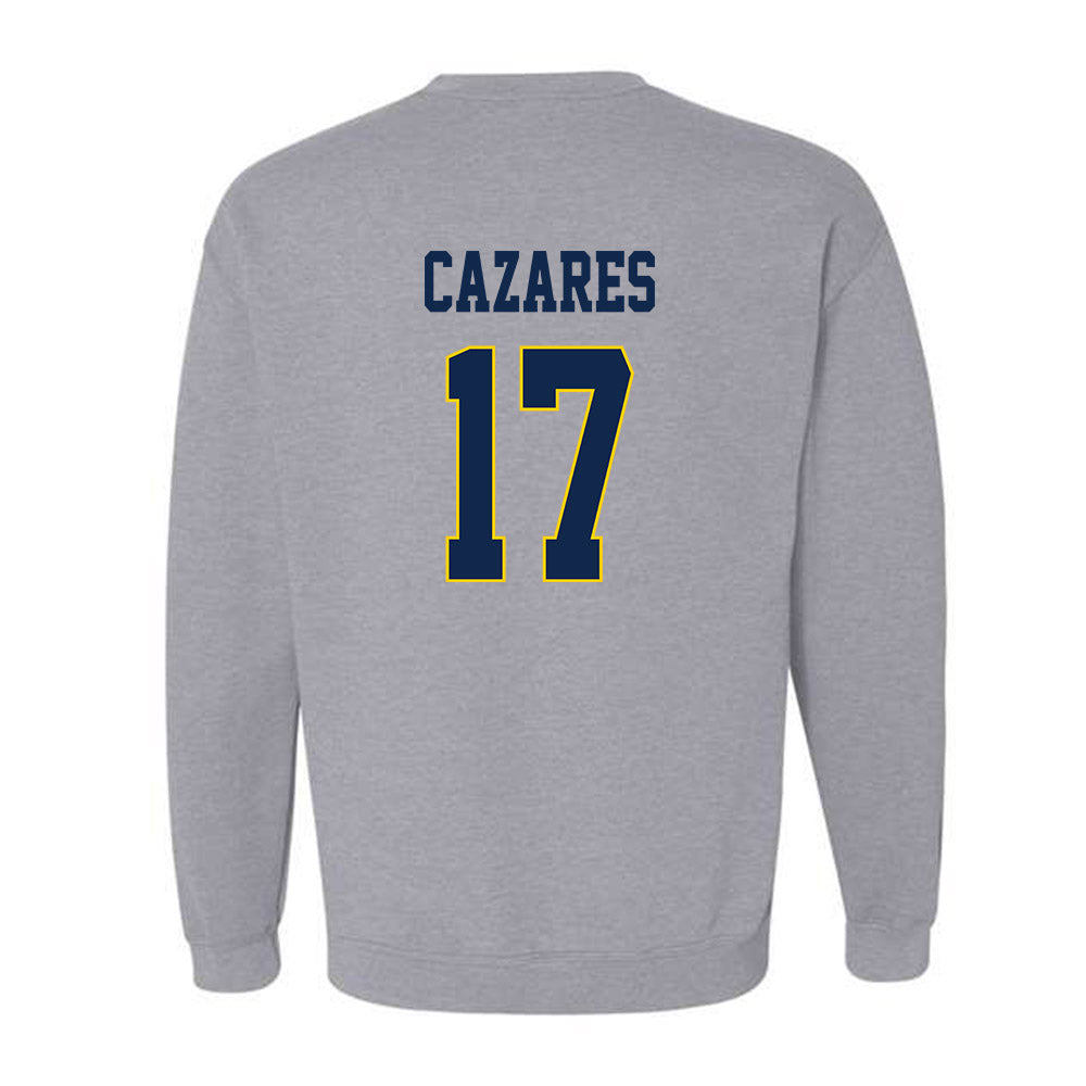 UCSD - NCAA Baseball : Julian Cazares - Classic Fashion Shersey Crewneck Sweatshirt-1