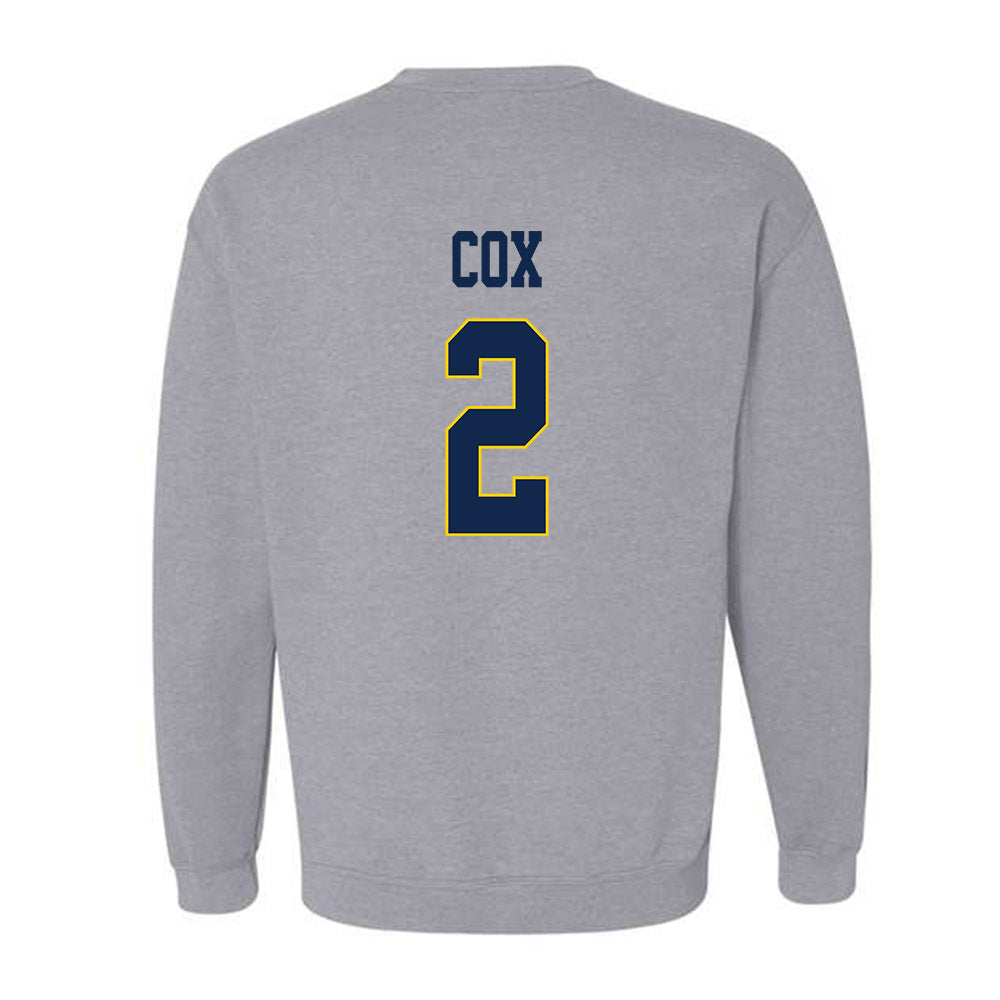 UCSD - NCAA Men's Basketball : Christopher Cox - Classic Fashion Shersey Crewneck Sweatshirt-1