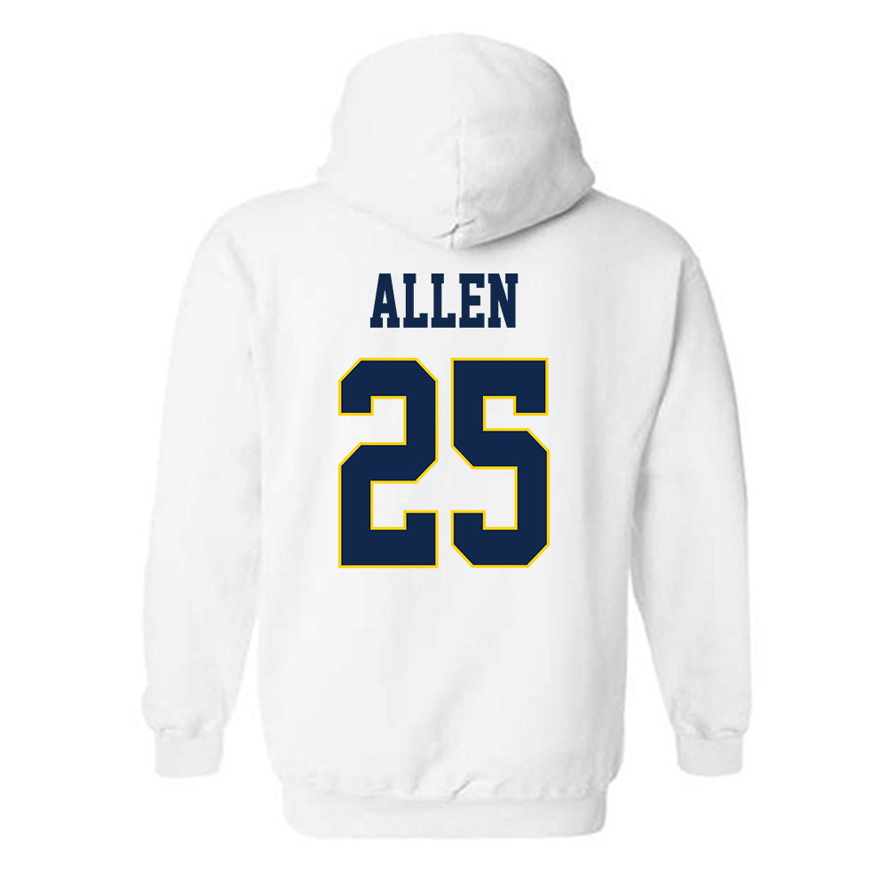 UCSD - NCAA Baseball : J.C. Allen - Classic Fashion Shersey Hooded Sweatshirt-1