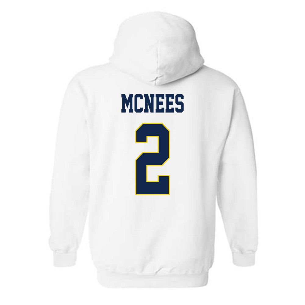 UCSD - NCAA Women's Volleyball : Ireland McNees - Classic Fashion Shersey Hooded Sweatshirt-1