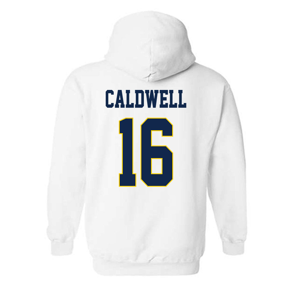 - NCAA Softball : India Caldwell - Classic Fashion Shersey Hooded Sweatshirt-1