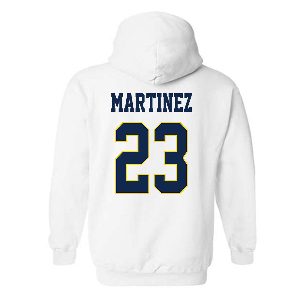 UCSD - NCAA Baseball : Trevian Martinez - Classic Fashion Shersey Hooded Sweatshirt-1