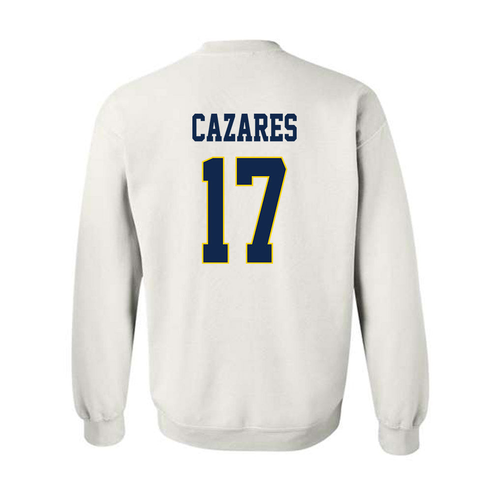 UCSD - NCAA Baseball : Julian Cazares - Classic Fashion Shersey Crewneck Sweatshirt-1