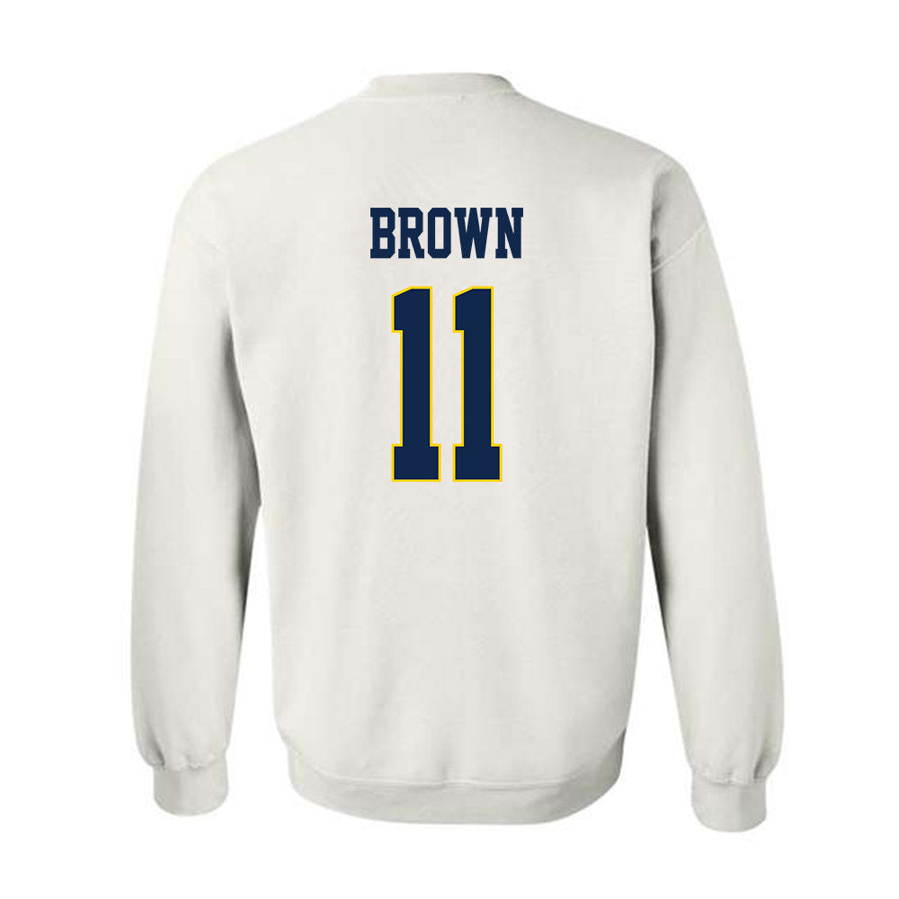 UCSD - NCAA Baseball : Quincey Brown - Classic Fashion Shersey Crewneck Sweatshirt-1