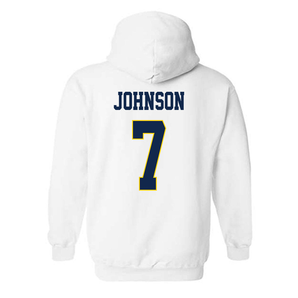 UCSD - NCAA Women's Volleyball : Madison Johnson - Classic Fashion Shersey Hooded Sweatshirt-1