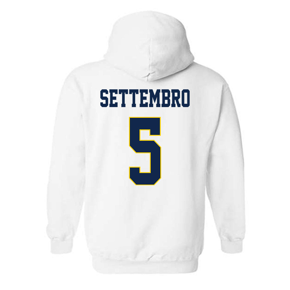 UCSD - NCAA Softball : Bella Settembro - Classic Fashion Shersey Hooded Sweatshirt-1
