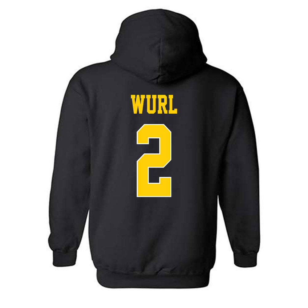 UCSD - NCAA Men's Volleyball : Cameron Wurl - Classic Fashion Shersey Hooded Sweatshirt-1
