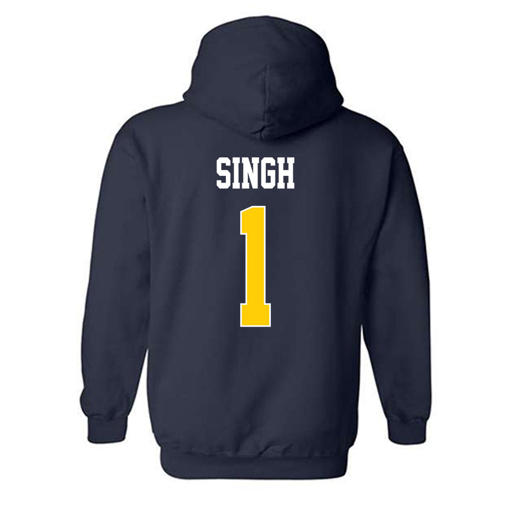 UCSD - NCAA Men's Soccer : Vik Singh - Classic Shersey Hooded Sweatshirt-1