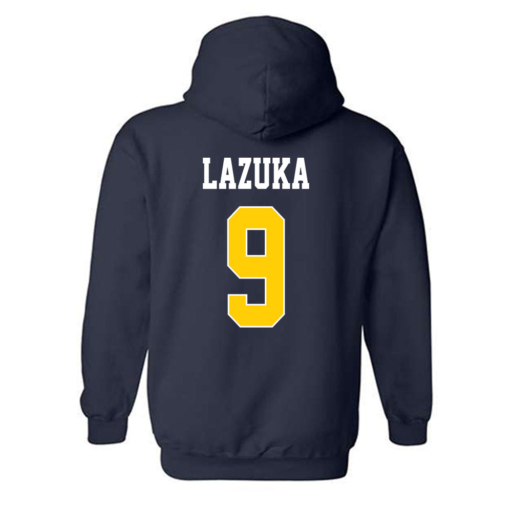 UCSD - NCAA Baseball : Noah Lazuka - Classic Shersey Hooded Sweatshirt-1