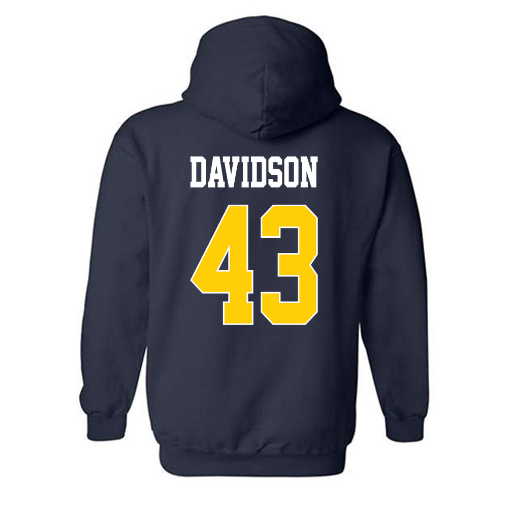 UCSD - NCAA Baseball : Garrett Davidson - Classic Shersey Hooded Sweatshirt-1