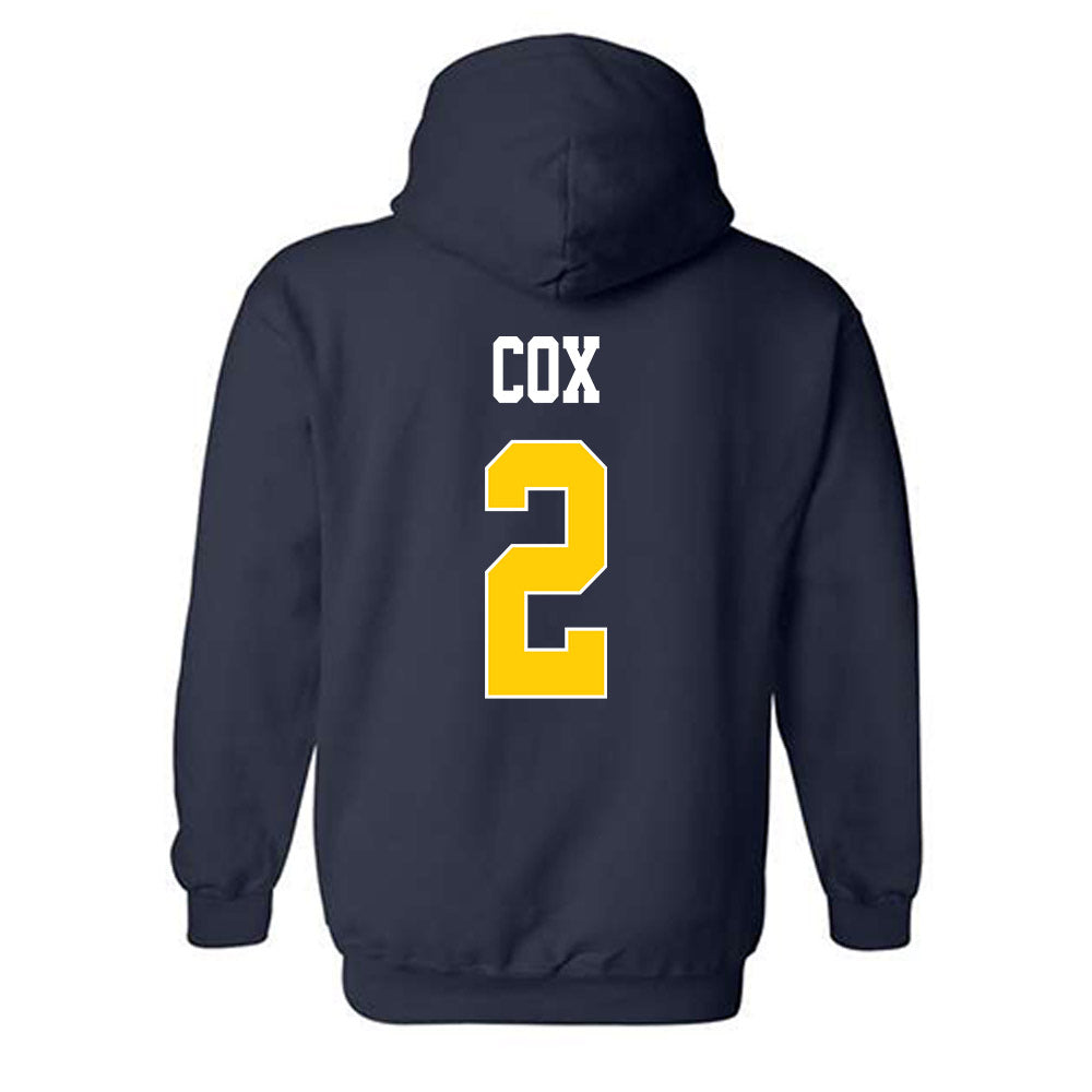 UCSD - NCAA Men's Basketball : Christopher Cox - Classic Shersey Hooded Sweatshirt-1