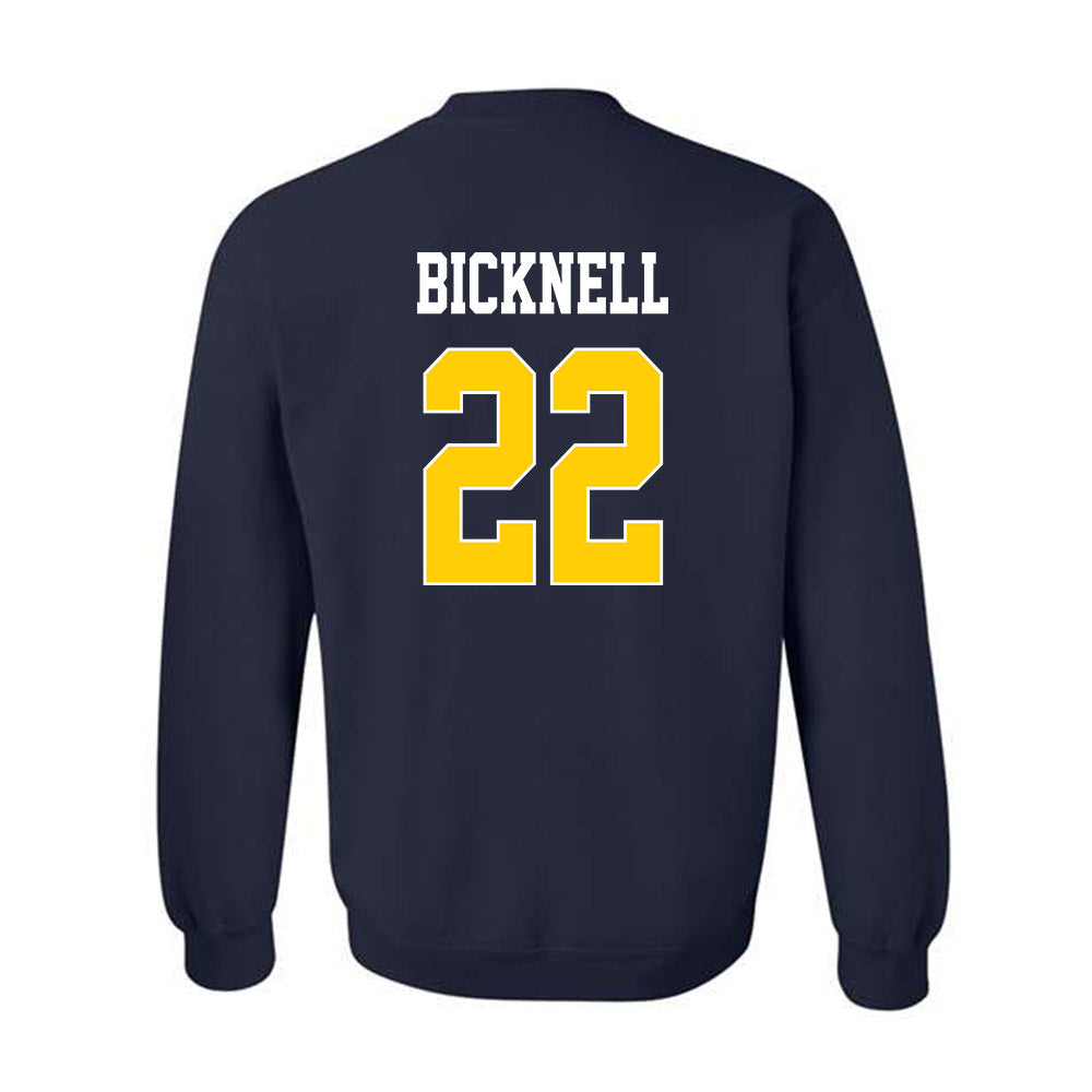 UCSD - NCAA Baseball : Drake Bicknell - Classic Shersey Crewneck Sweatshirt-1