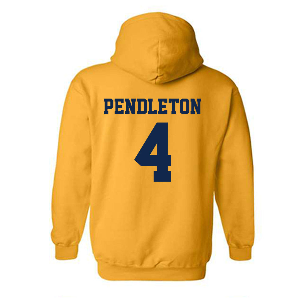 UCSD - NCAA Men's Basketball : Cade Pendleton - Classic Shersey Hooded Sweatshirt-1