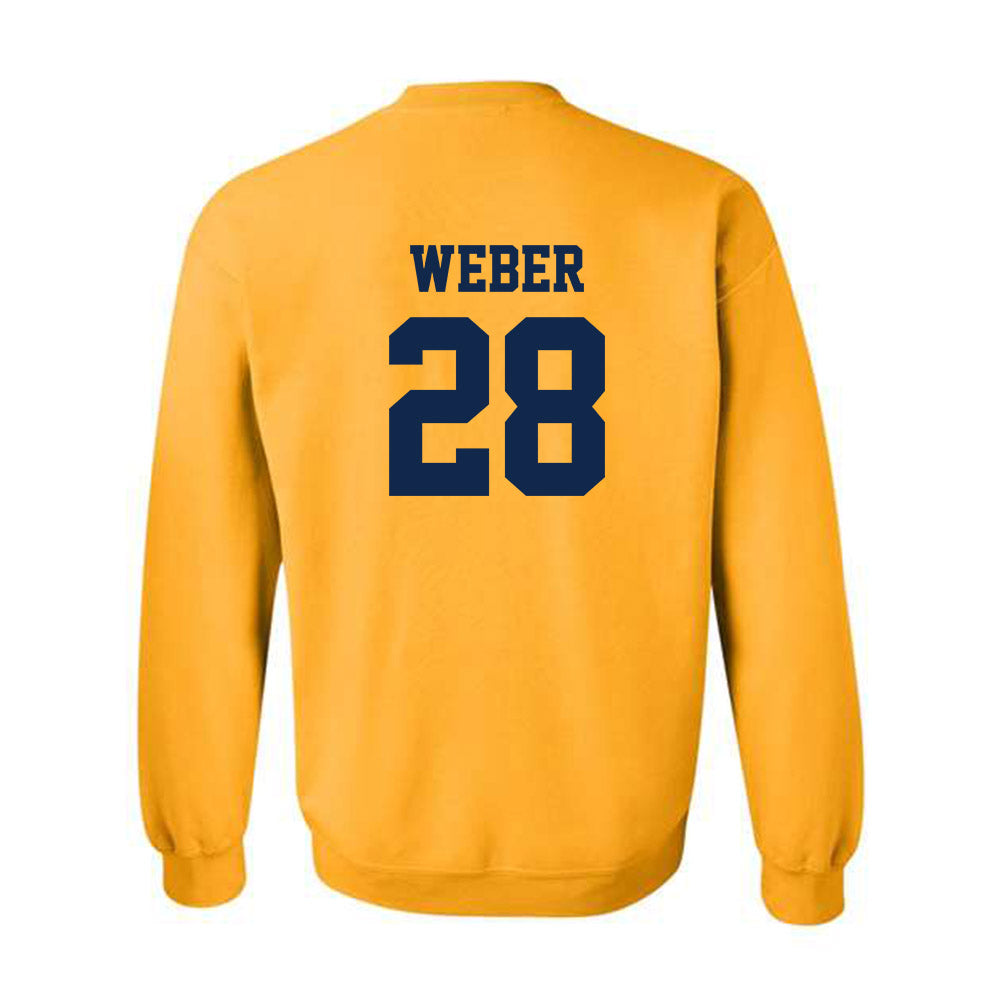 UCSD - NCAA Baseball : Chapman Weber - Classic Shersey Crewneck Sweatshirt-1