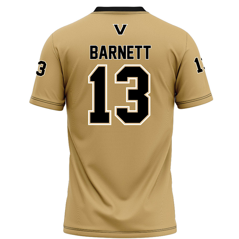 Vanderbilt - NCAA Football : Kayleb barnett - Football Jersey-1