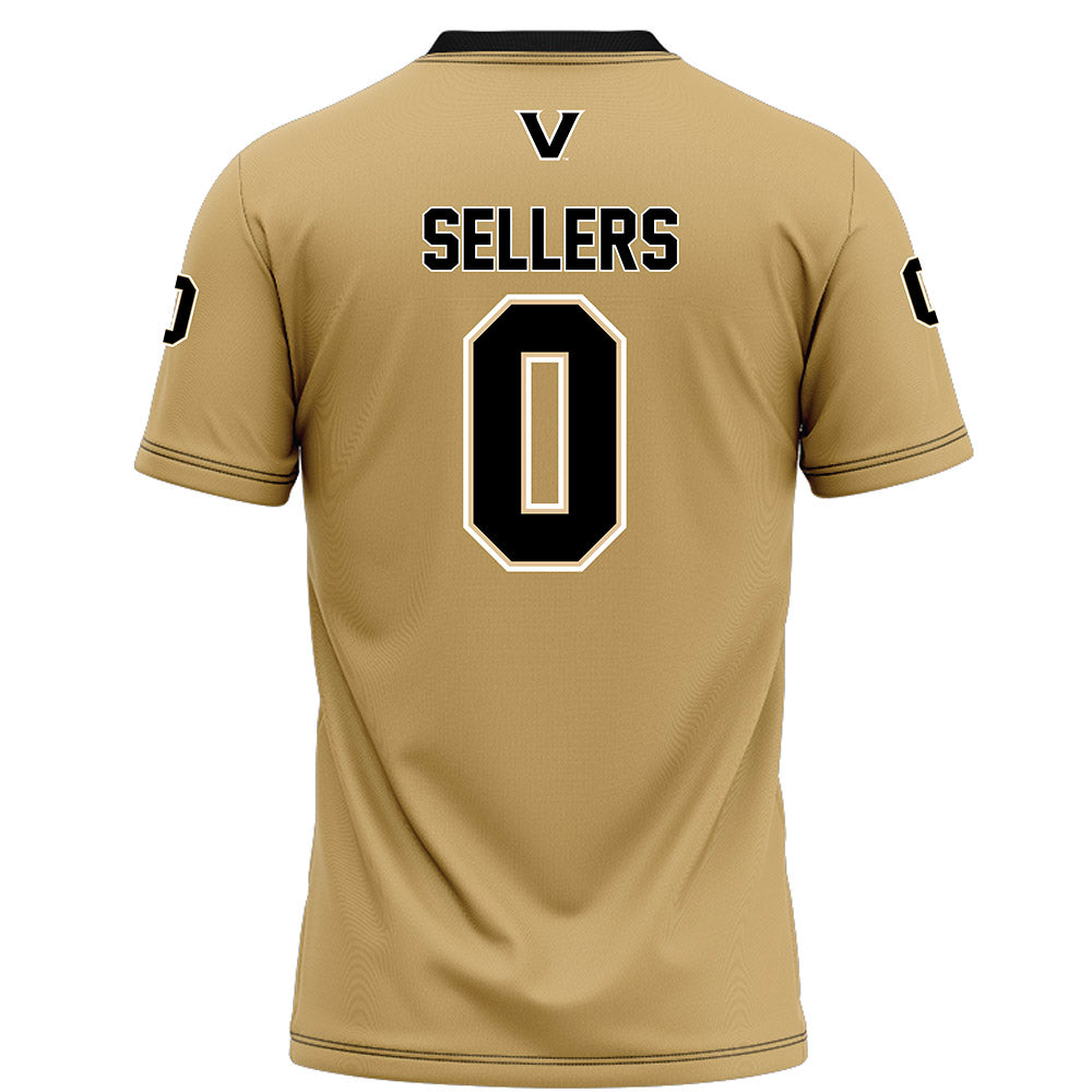 Vanderbilt - NCAA Football : Cobey Sellers - Football Jersey-1