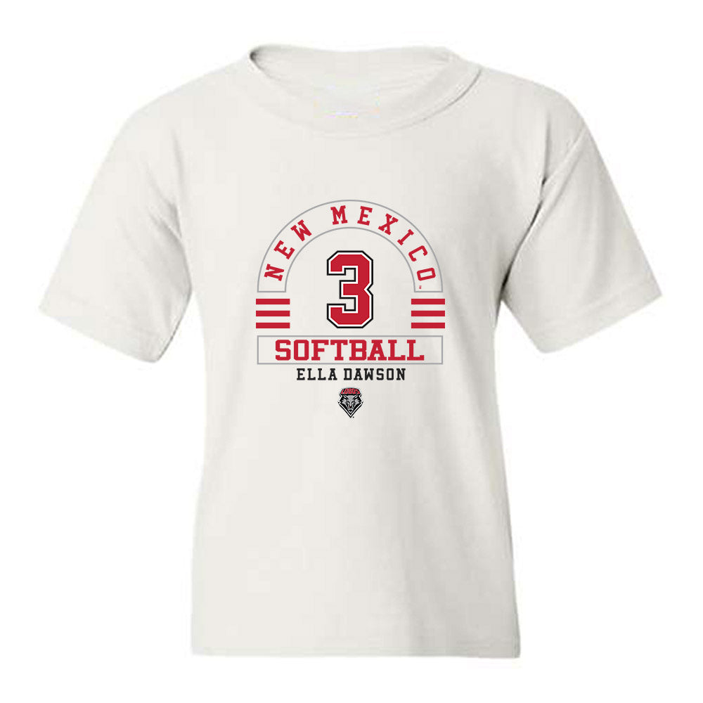 New Mexico - NCAA Softball : Ella Dawson - Classic Fashion Shersey Youth T-Shirt-0