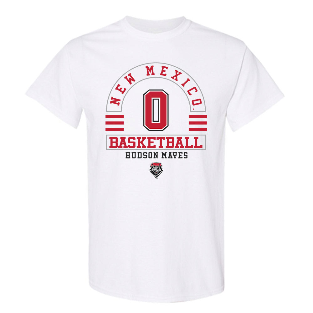 New Mexico - NCAA Men's Basketball : Hudson Mayes - Classic Fashion Shersey T-Shirt-0