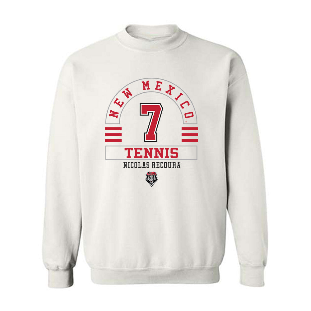 New Mexico - NCAA Men's Tennis : Nicolas Recoura - Classic Fashion Shersey Crewneck Sweatshirt-0