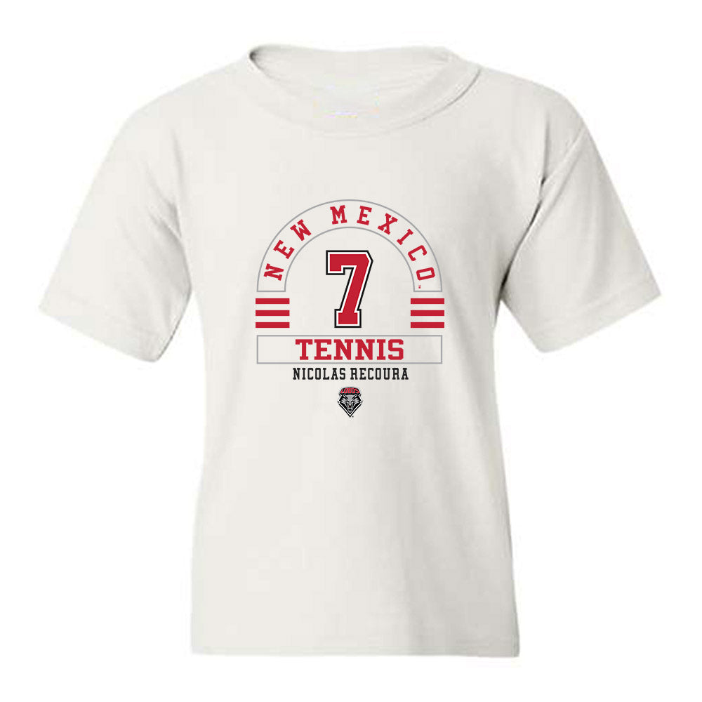 New Mexico - NCAA Men's Tennis : Nicolas Recoura - Classic Fashion Shersey Youth T-Shirt-0