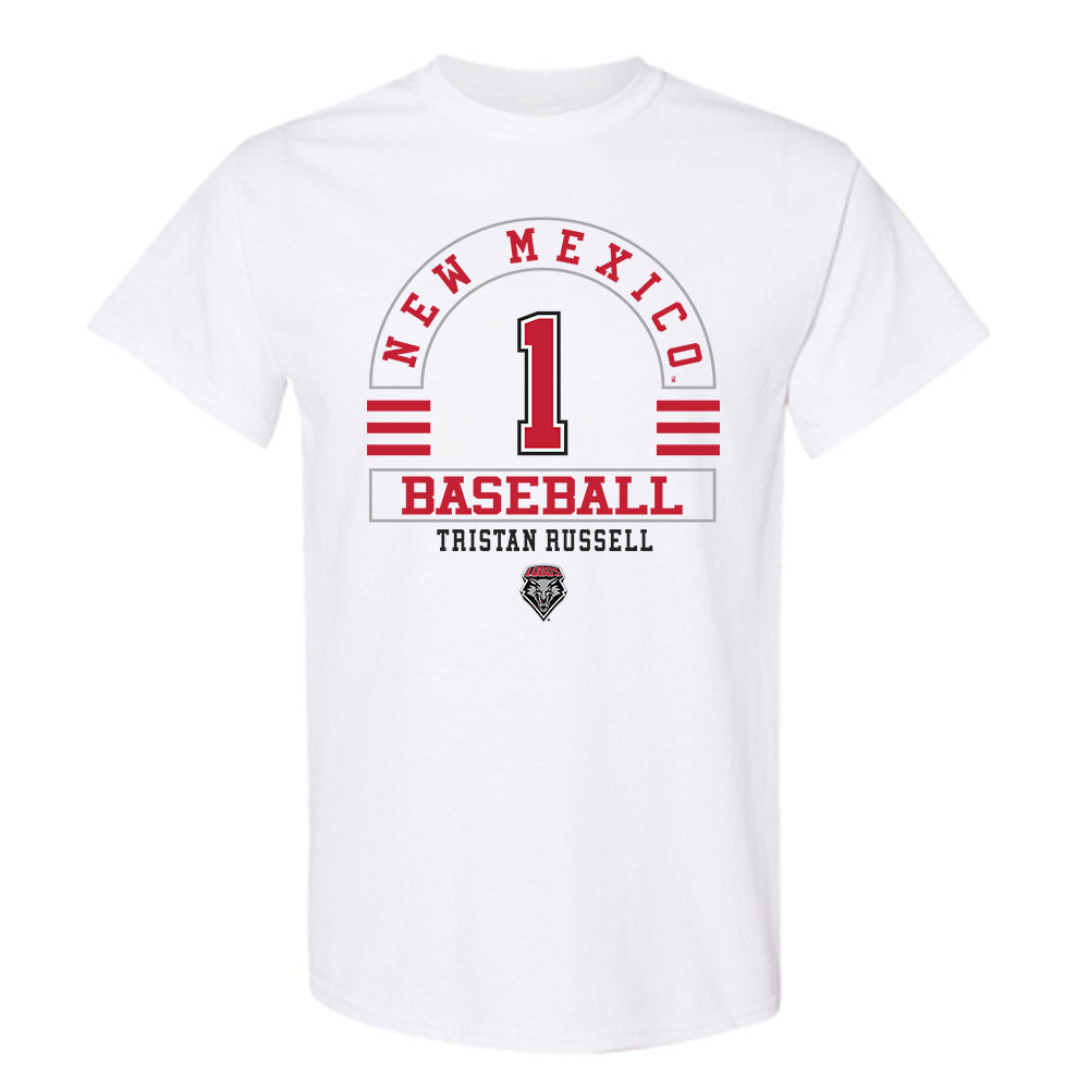 New Mexico - NCAA Baseball : Tristan Russell - Classic Fashion Shersey T-Shirt-0