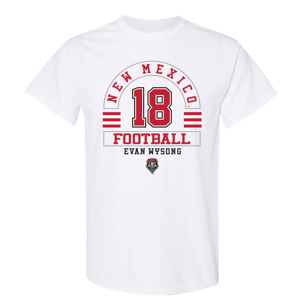 New Mexico - NCAA Football : Evan Wysong - Classic Fashion Shersey T-Shirt-0