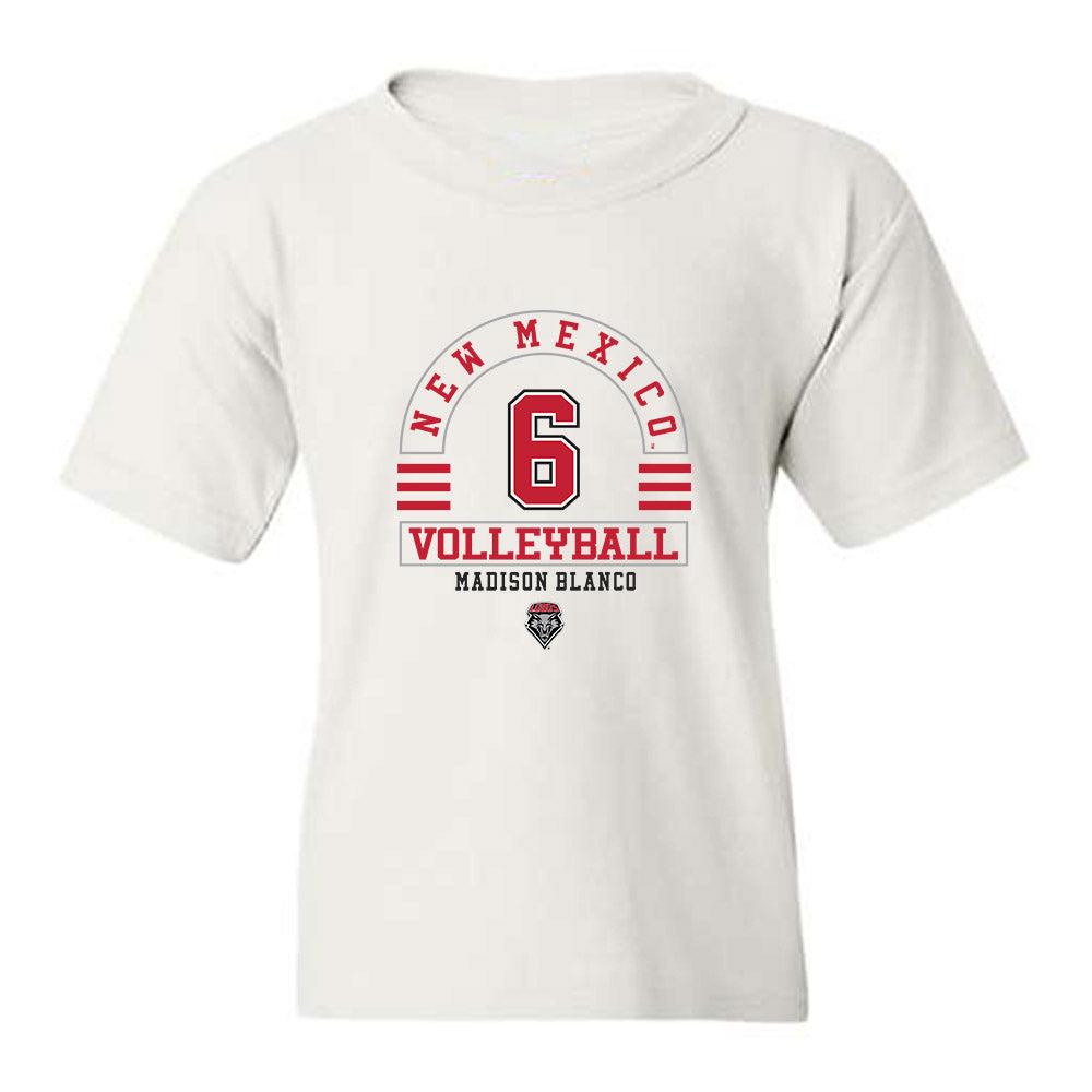 New Mexico - NCAA Women's Volleyball : Madison Blanco - Classic Fashion Shersey Youth T-Shirt-0