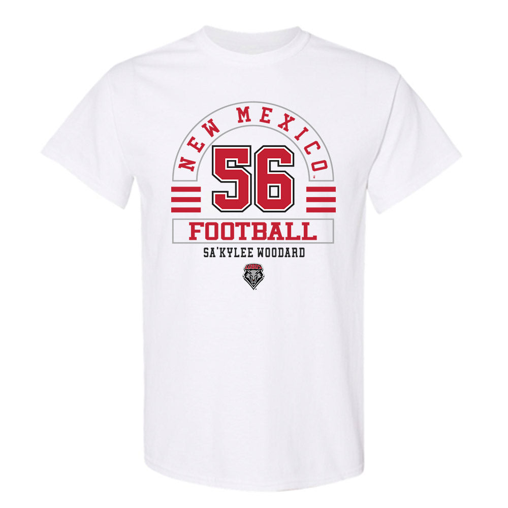 New Mexico - NCAA Football : Sa'Kylee Woodard - Classic Fashion Shersey T-Shirt-0