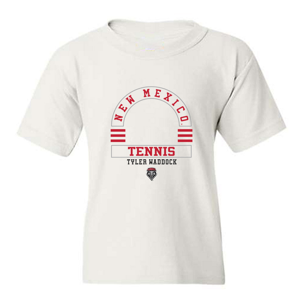 New Mexico - NCAA Men's Tennis : Tyler Waddock - Classic Fashion Shersey Youth T-Shirt-0