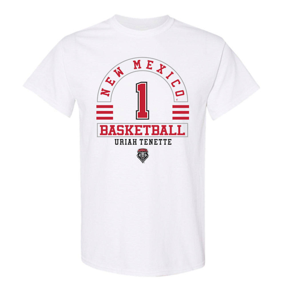 New Mexico - NCAA Men's Basketball : Uriah Tenette - Classic Fashion Shersey T-Shirt-0