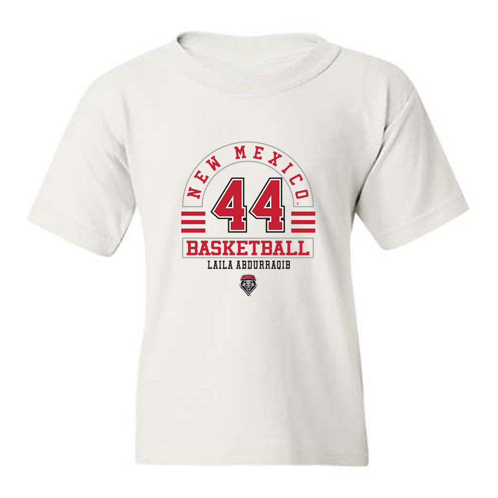 New Mexico - NCAA Women's Basketball : Laila Abdurraqib - Classic Fashion Shersey Youth T-Shirt-0