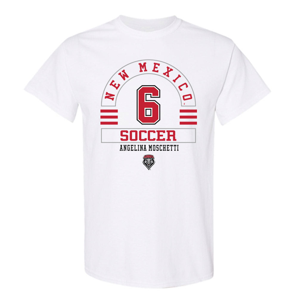 New Mexico - NCAA Women's Soccer : Angelina Moschetti - Classic Fashion Shersey T-Shirt-0
