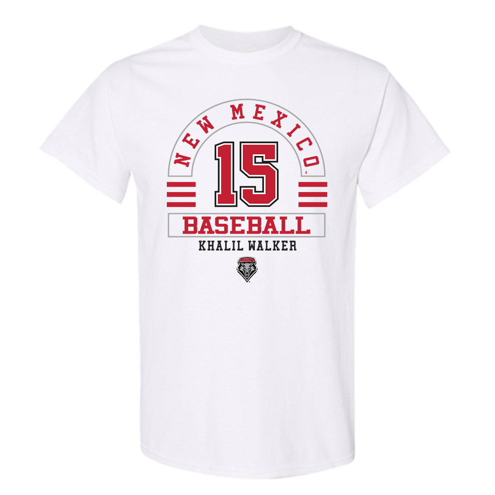 New Mexico - NCAA Baseball : Khalil Walker - Classic Fashion Shersey T-Shirt-0