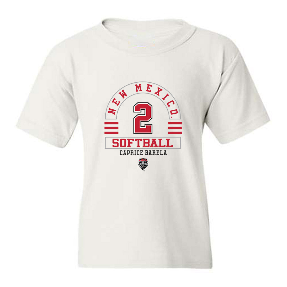 New Mexico - NCAA Softball : Caprice Barela - Classic Fashion Shersey Youth T-Shirt-0