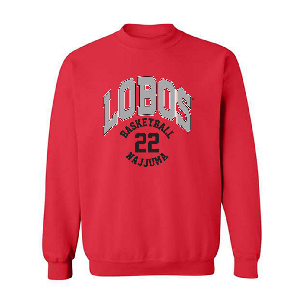 New Mexico - NCAA Women's Basketball : Maria Najjuma - Classic Fashion Shersey Crewneck Sweatshirt-0