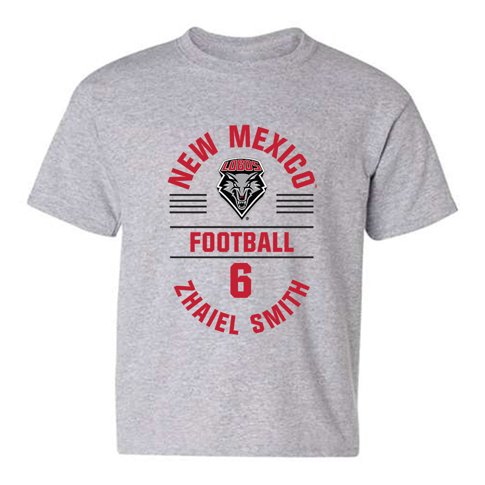 New Mexico - NCAA Football : Zhaiel Smith - Classic Fashion Shersey Youth T-Shirt-0