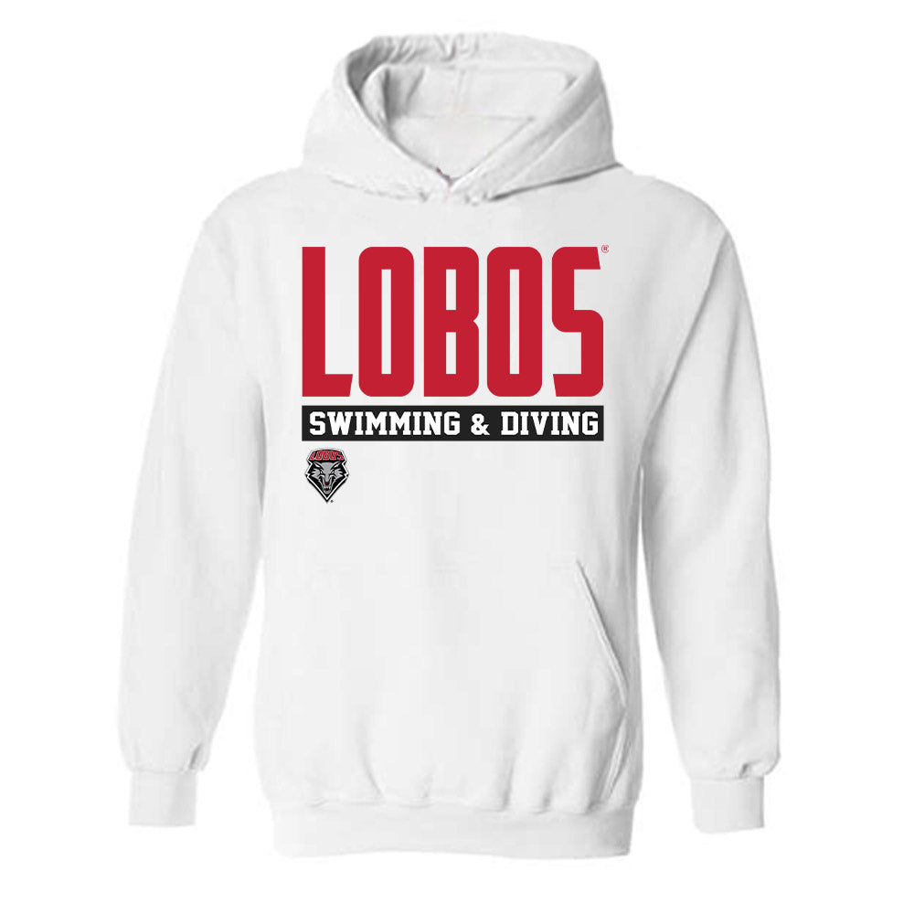 New Mexico - NCAA Women's Swimming & Diving : Jadyn Bruch - Classic Fashion Shersey Hooded Sweatshirt-0