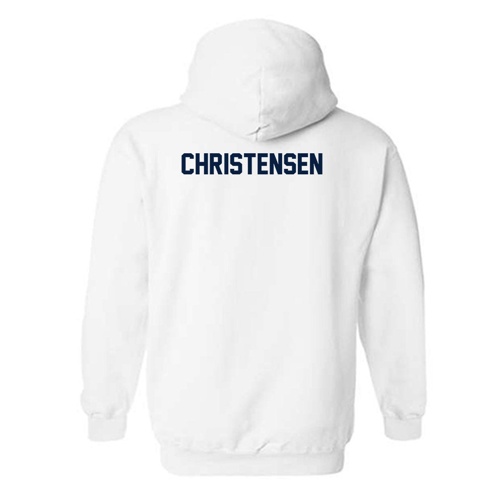 Akron - NCAA Women's Track & Field : Brooke Christensen - Classic Fashion Shersey Hooded Sweatshirt-1