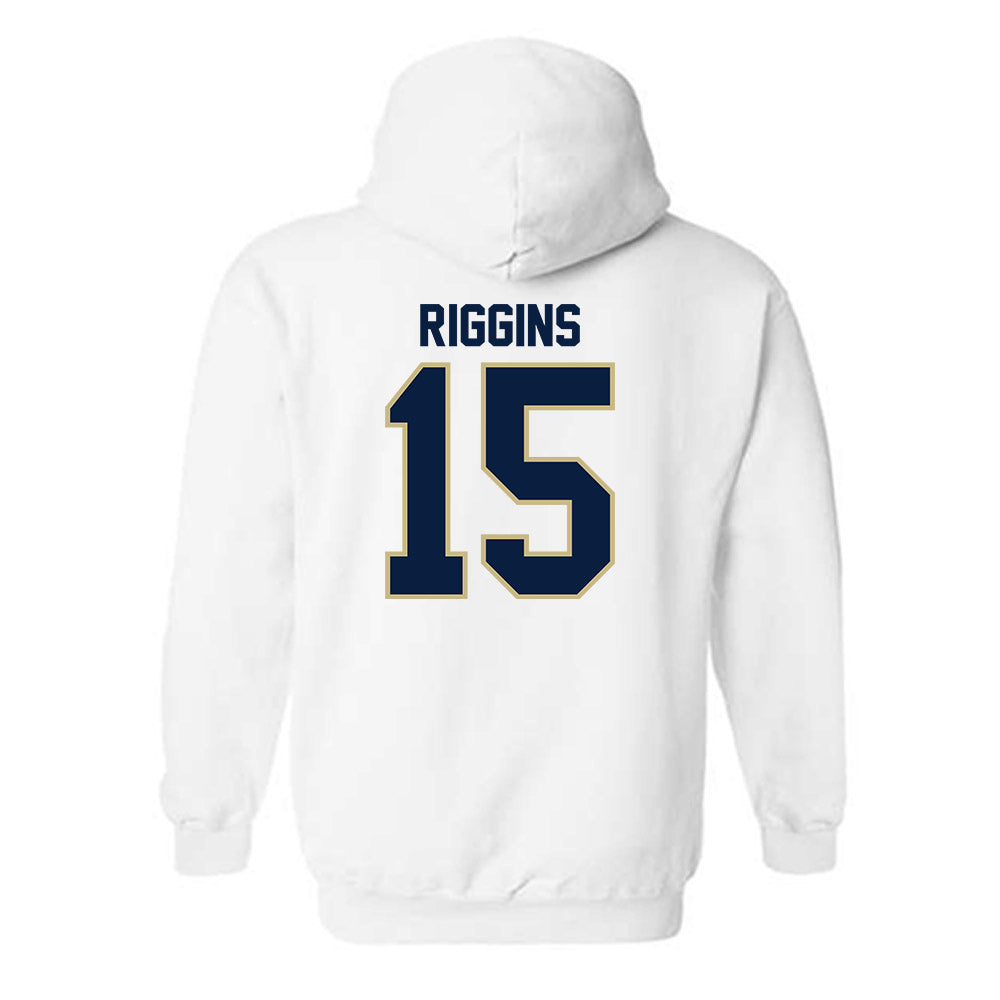 Akron - NCAA Football : Jaborree Riggins - Classic Fashion Shersey Hooded Sweatshirt-1