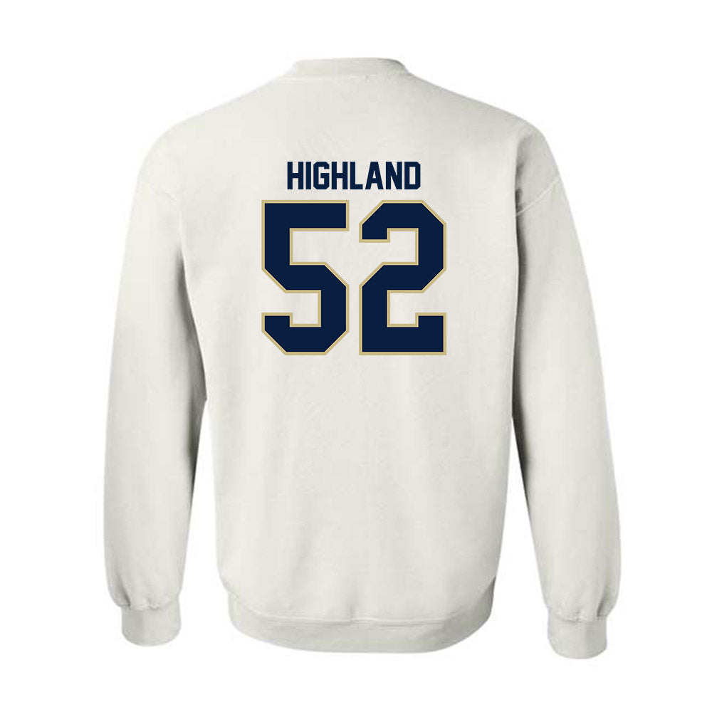 Akron - NCAA Football : Vaughn Highland - Classic Fashion Shersey Crewneck Sweatshirt-1