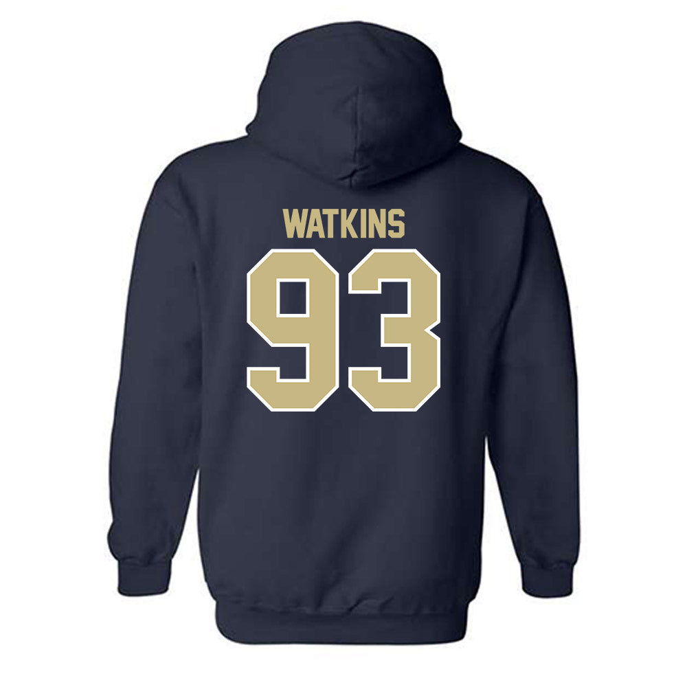 Akron - NCAA Football : ty watkins - Classic Shersey Hooded Sweatshirt-1