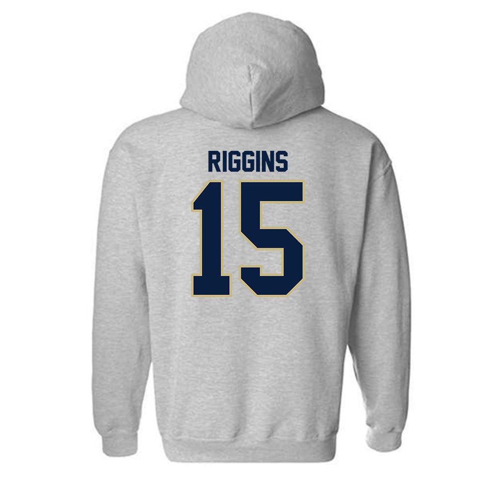Akron - NCAA Football : Jaborree Riggins - Classic Fashion Shersey Hooded Sweatshirt-1