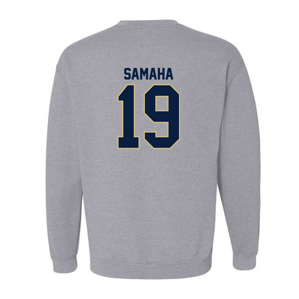 Akron - NCAA Football : adam samaha - Classic Fashion Shersey Crewneck Sweatshirt-1
