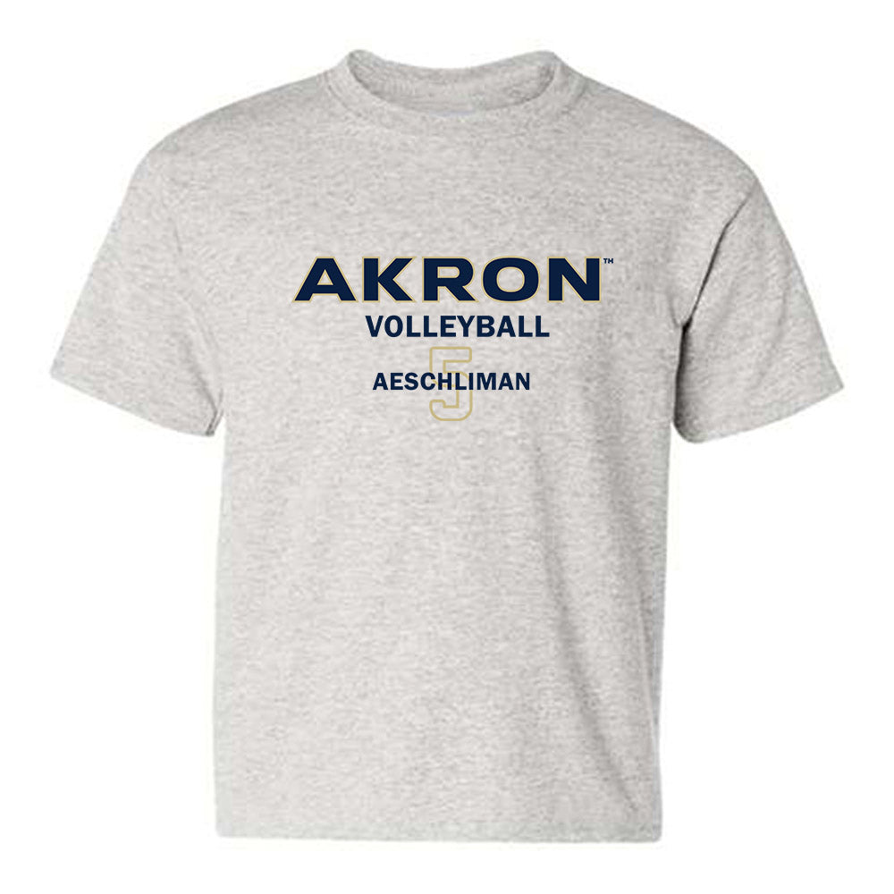 Akron - NCAA Women's Volleyball : Jordyn Aeschliman - Classic Fashion Shersey Youth T-Shirt-0