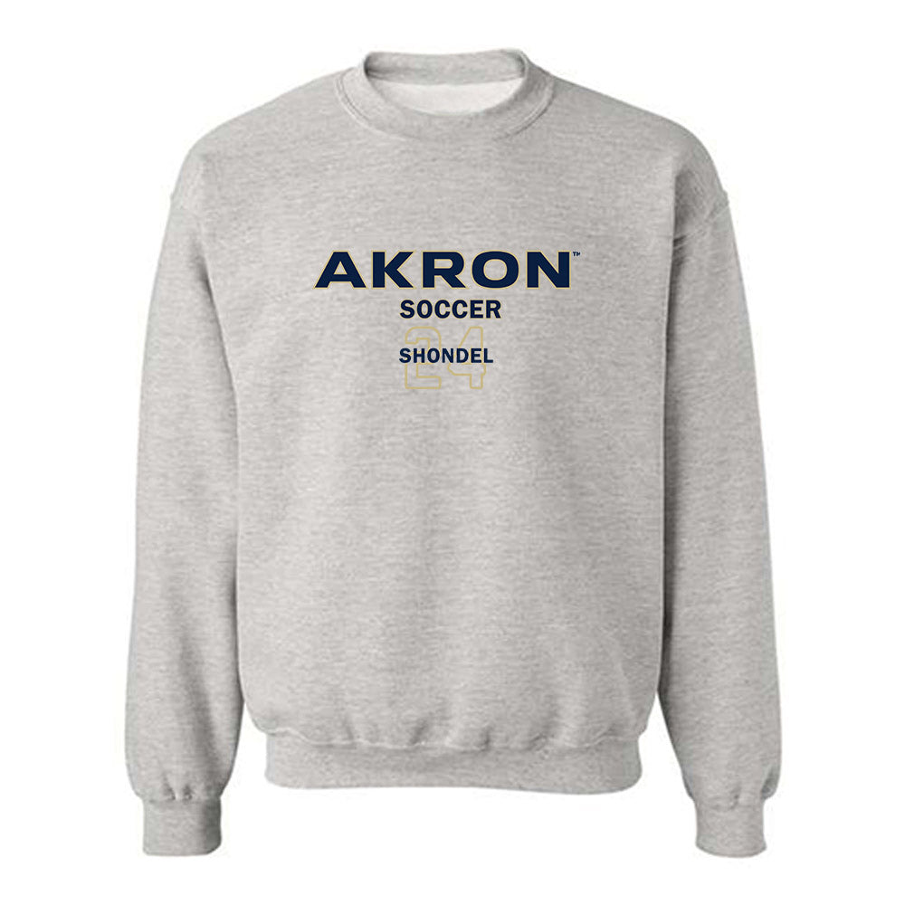 Akron - NCAA Women's Soccer : Grace Shondel - Classic Fashion Shersey Crewneck Sweatshirt-0