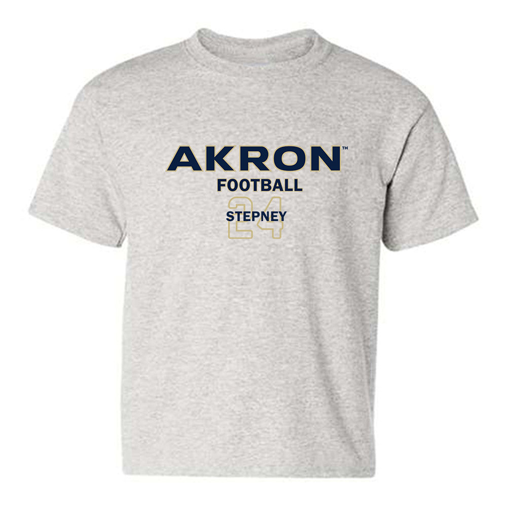 Akron - NCAA Football : Dejavion Stepney - Classic Fashion Shersey Youth T-Shirt-0